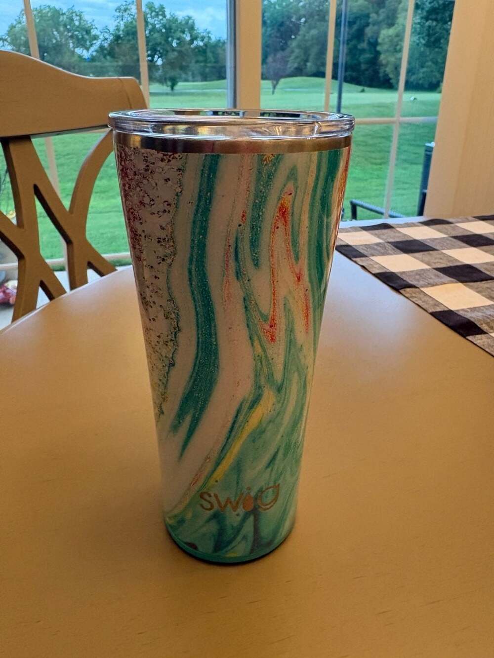 Swig Life 24 oz Insulated Tumbler in Wanderlust Marble Print
